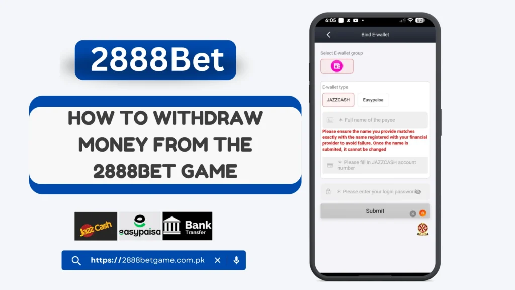 2888Bet Withdraw